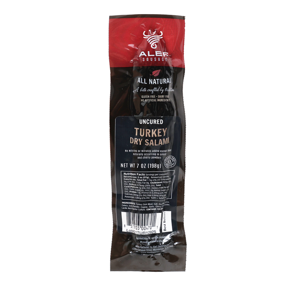 All Natural Salami Dry Turkey – 6.98 oz (198gr)